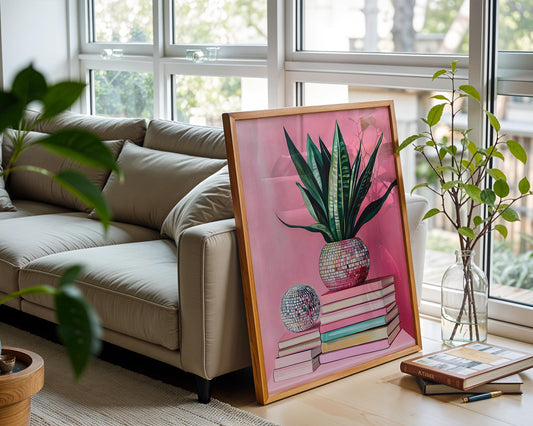 Disco Plant | Disco Fruits Art Print