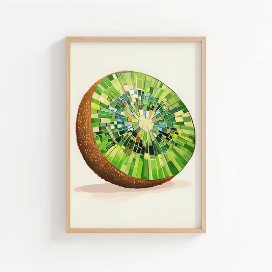 Disco Kiwi | Disco Fruits Art Print