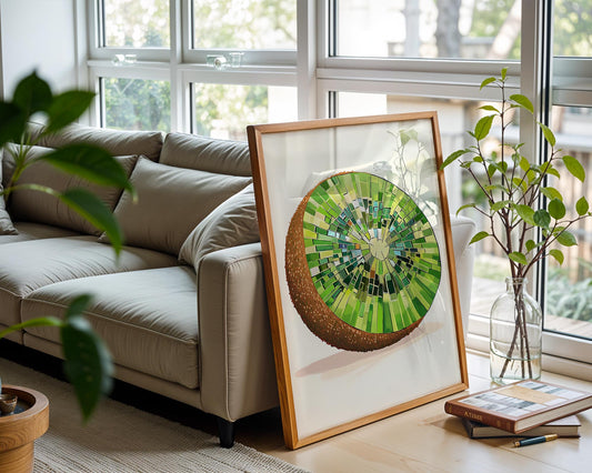 Disco Kiwi | Disco Fruits Art Print