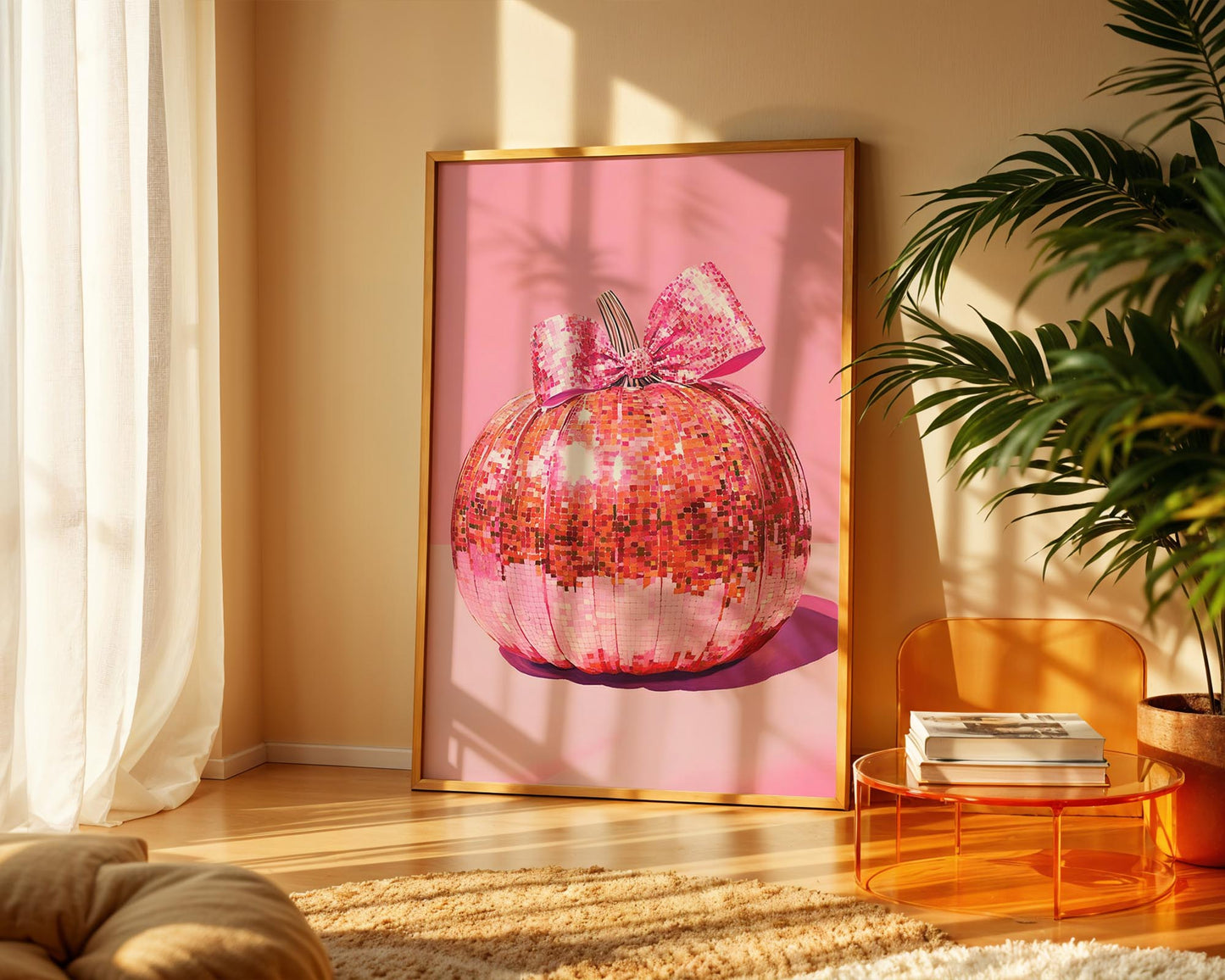 Disco Pumpkin | Disco Fruits Art Print