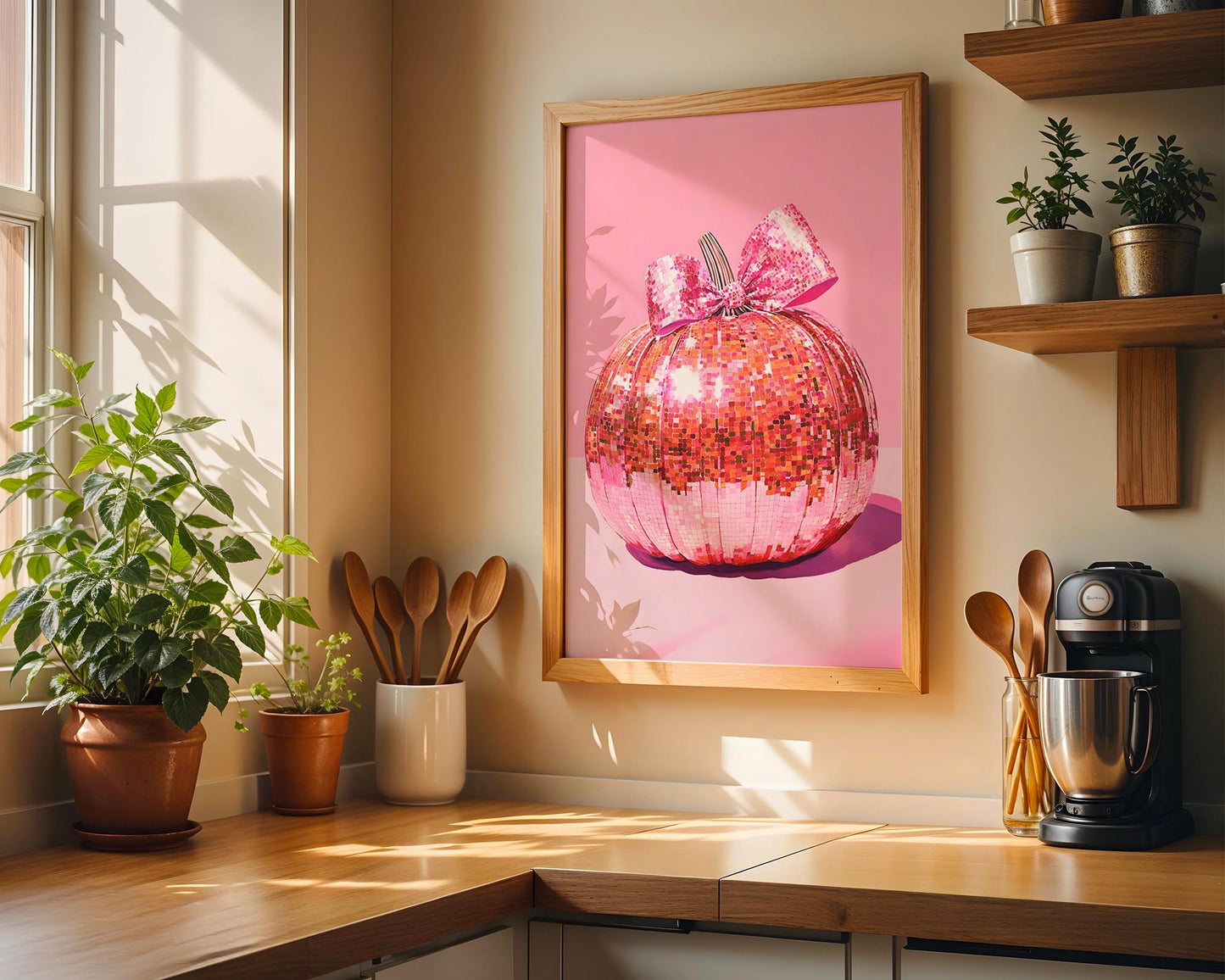 Disco Pumpkin | Disco Fruits Art Print