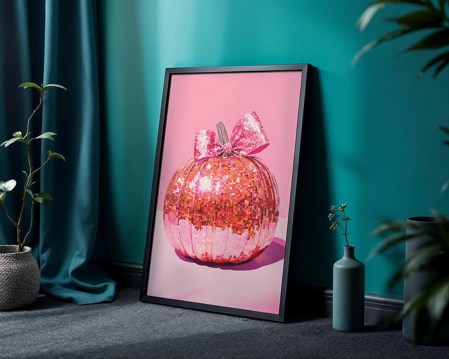 Disco Pumpkin | Disco Fruits Art Print