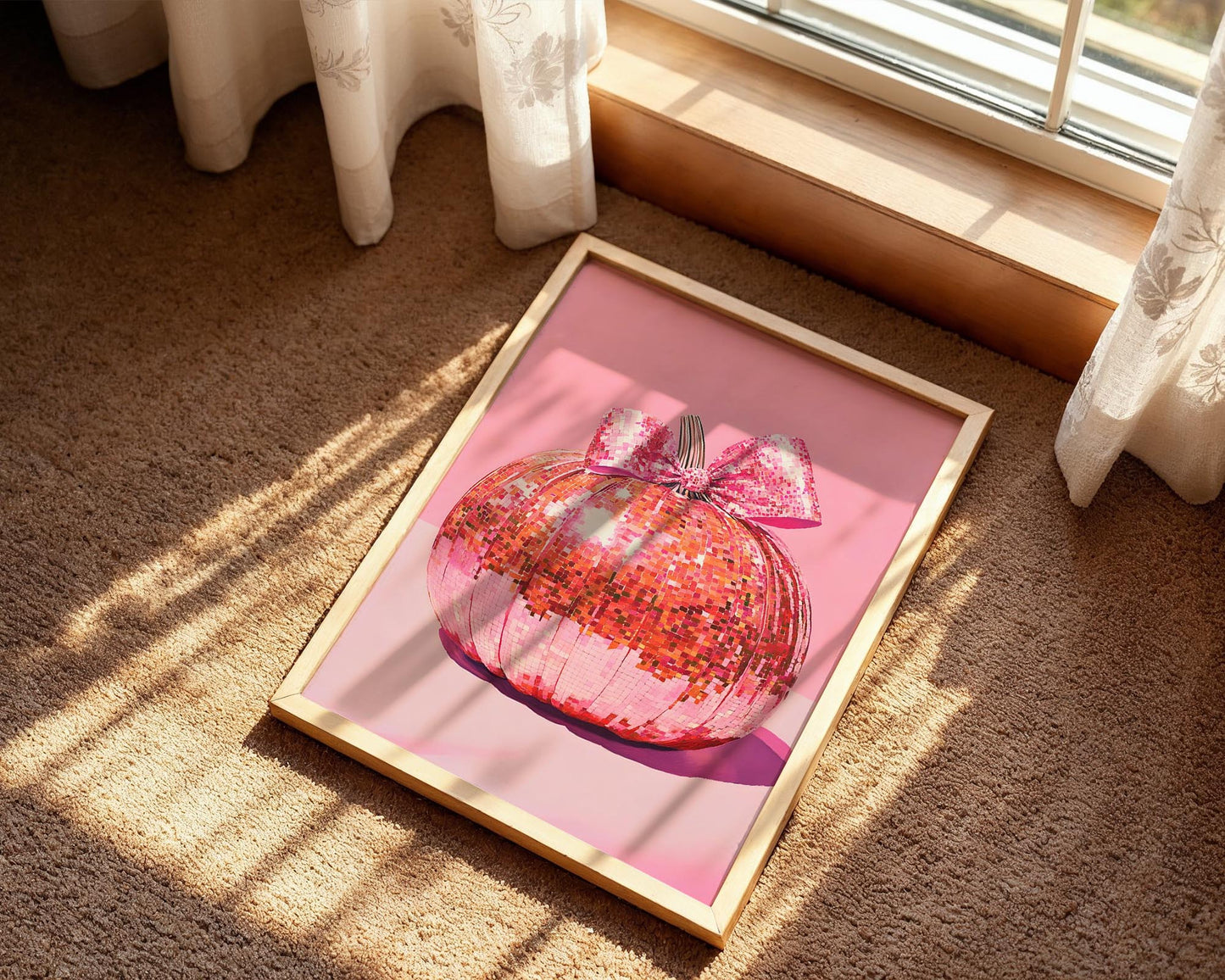 Disco Pumpkin | Disco Fruits Art Print