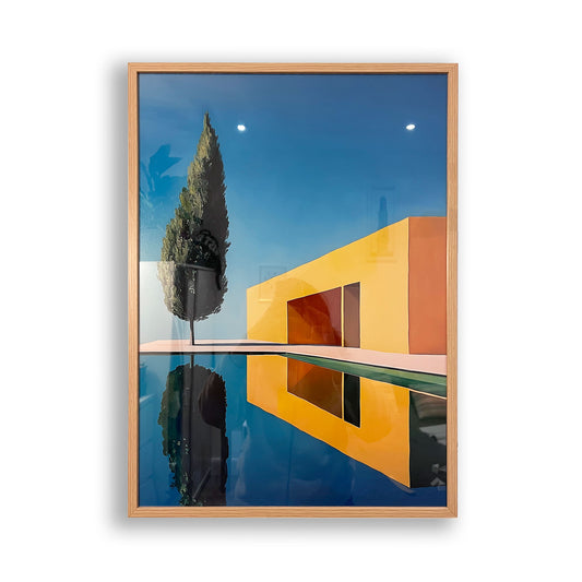 A2 Pine Wood Picture Frame – Natural Wood Frame with Acrylic Glass