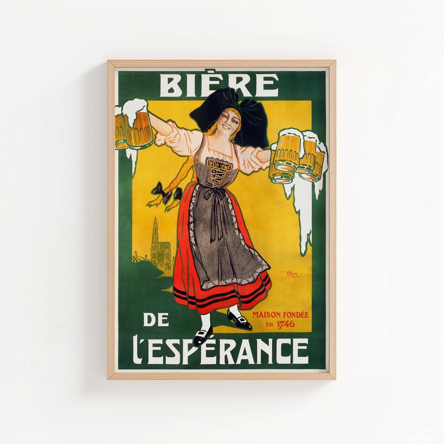 Bière de l'Espérance | Vintage French Beer Poster
