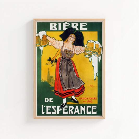 Bière de l'Espérance | Vintage French Beer Poster