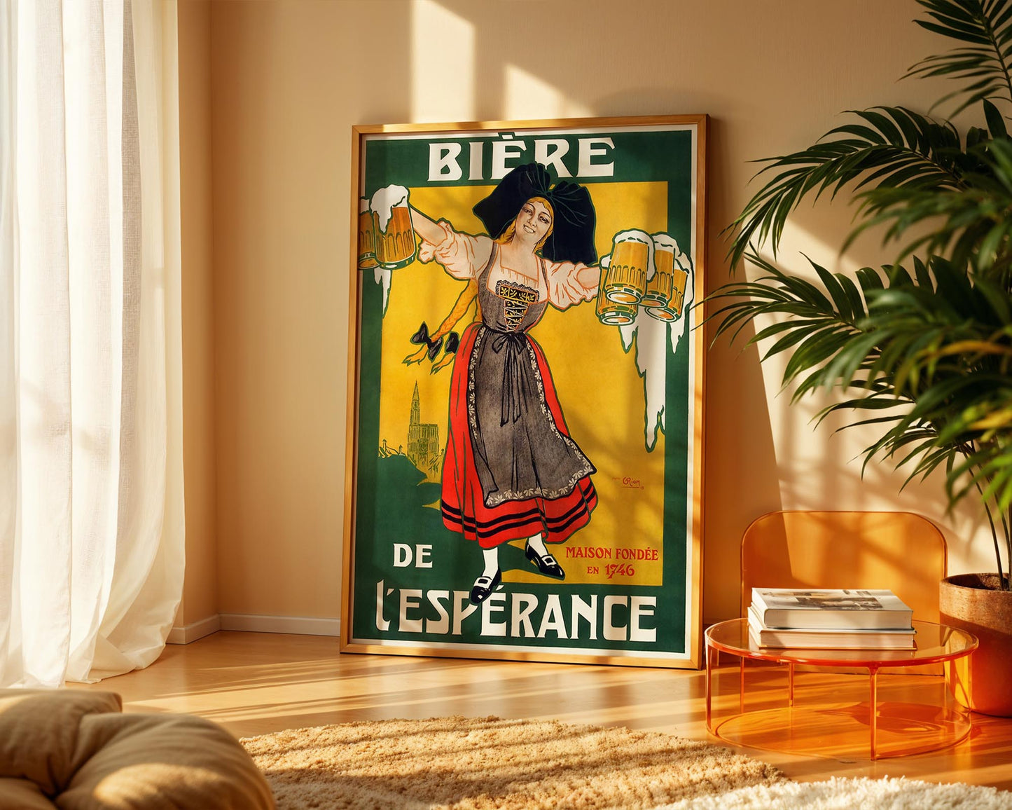 Bière de l'Espérance | Vintage French Beer Poster