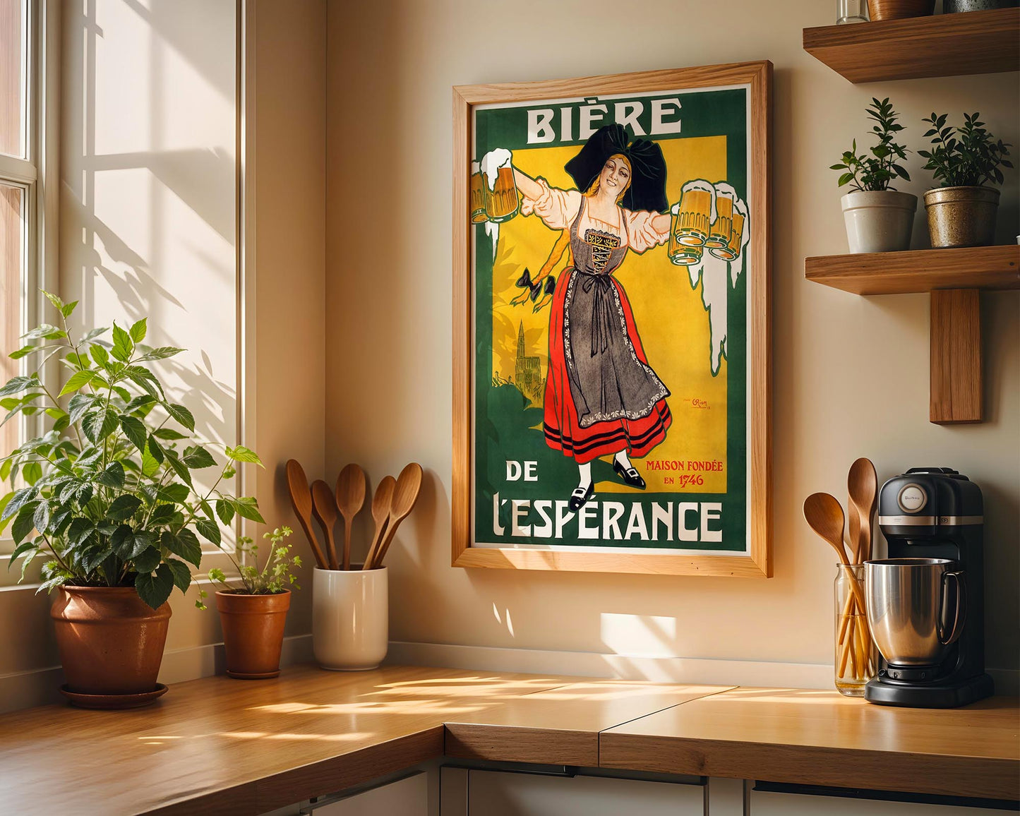 Bière de l'Espérance | Vintage French Beer Poster