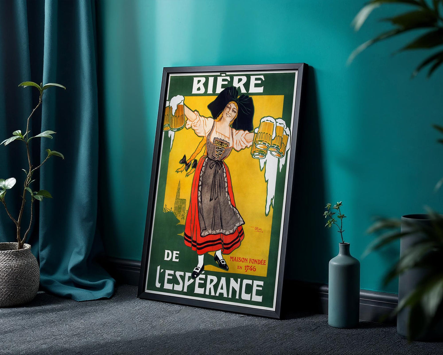 Bière de l'Espérance | Vintage French Beer Poster