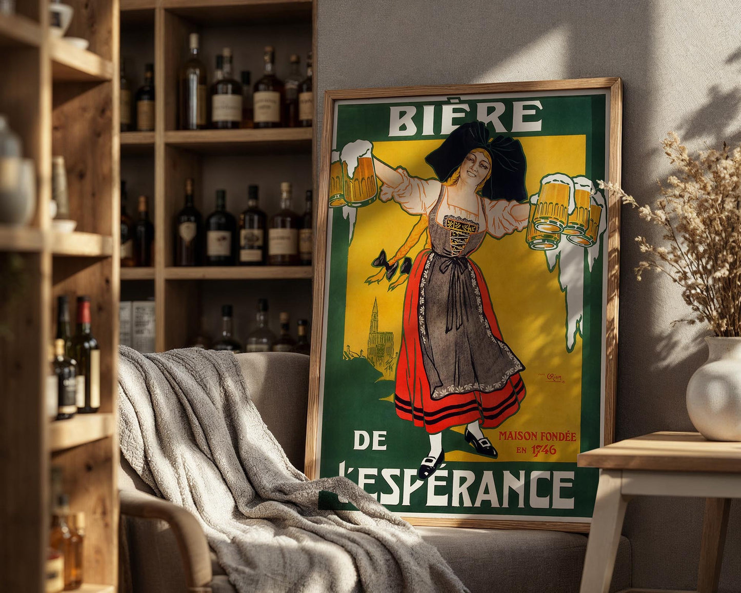 Bière de l'Espérance | Vintage French Beer Poster