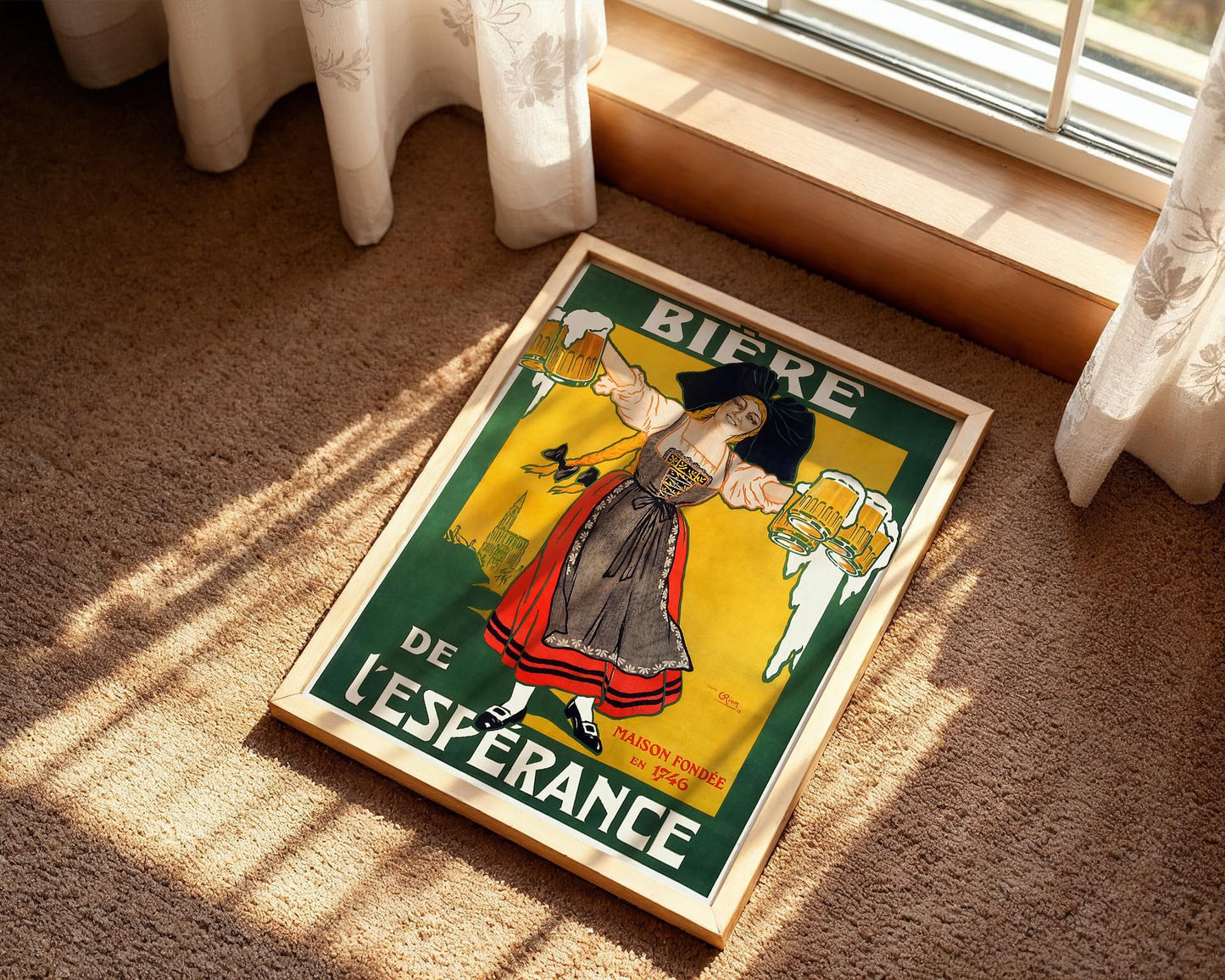 Bière de l'Espérance | Vintage French Beer Poster