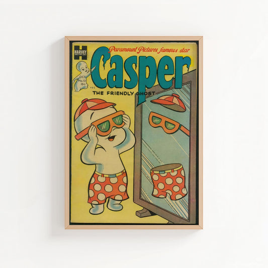 Casper the Friendly Ghost – Vintage Comic Cover Poster