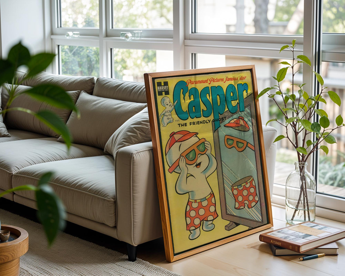 Casper the Friendly Ghost – Vintage Comic Cover Poster
