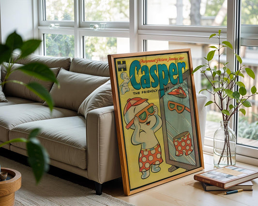 Casper the Friendly Ghost – Vintage Comic Cover Poster