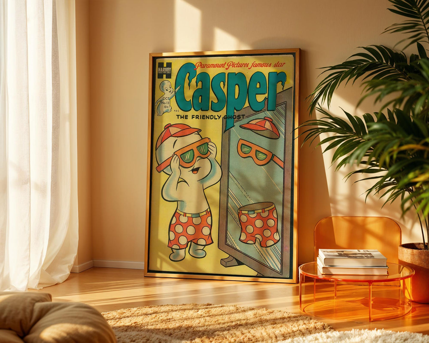Casper the Friendly Ghost – Vintage Comic Cover Poster