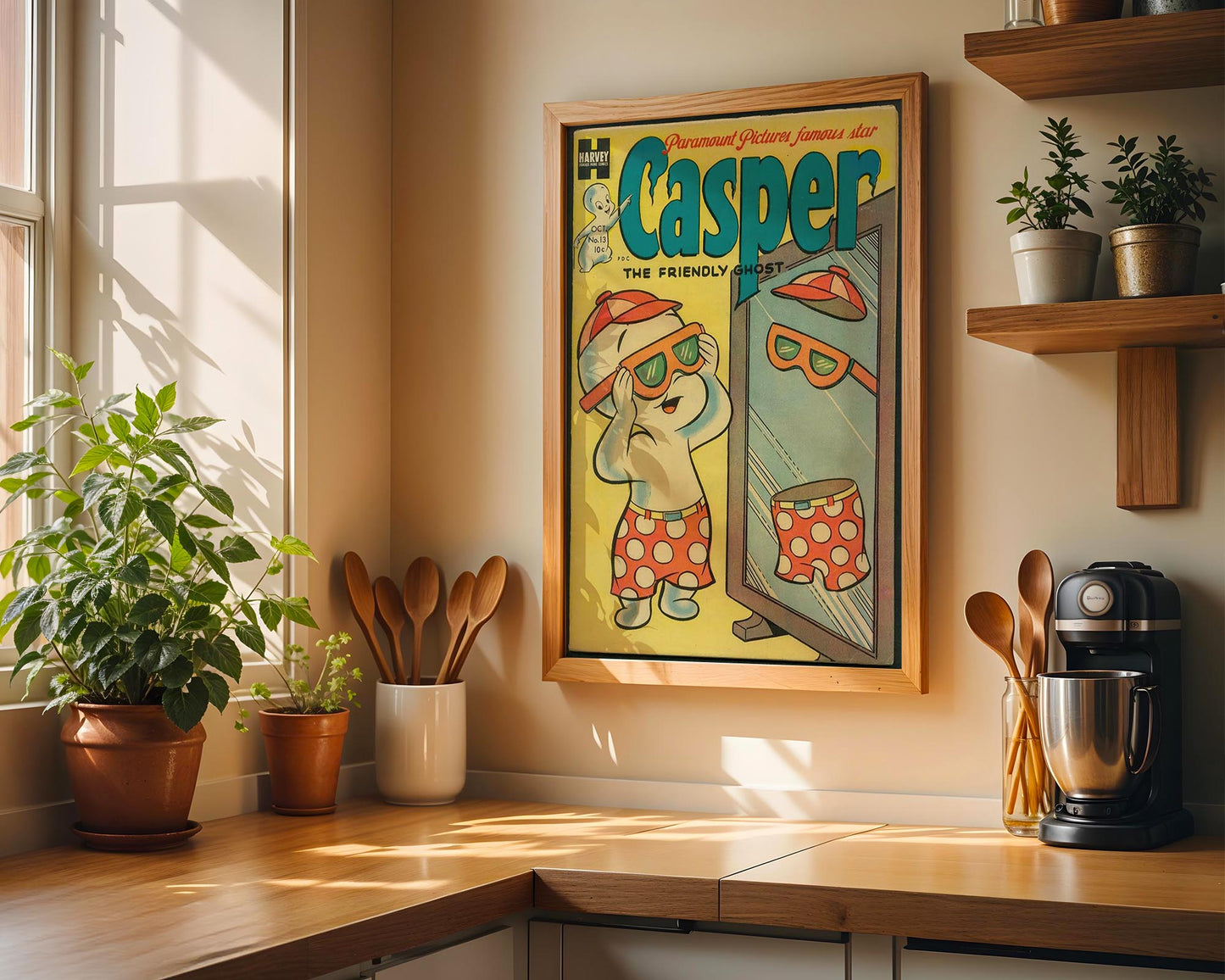Casper the Friendly Ghost – Vintage Comic Cover Poster