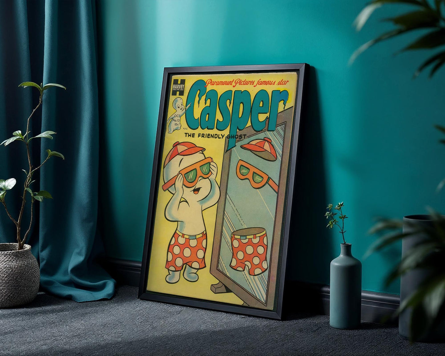 Casper the Friendly Ghost – Vintage Comic Cover Poster