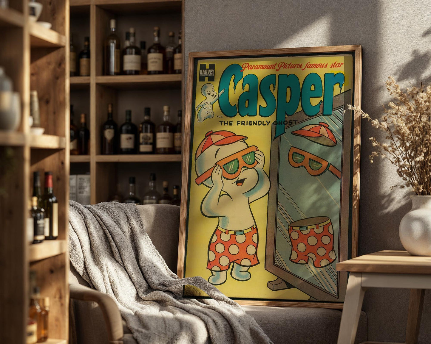 Casper the Friendly Ghost – Vintage Comic Cover Poster