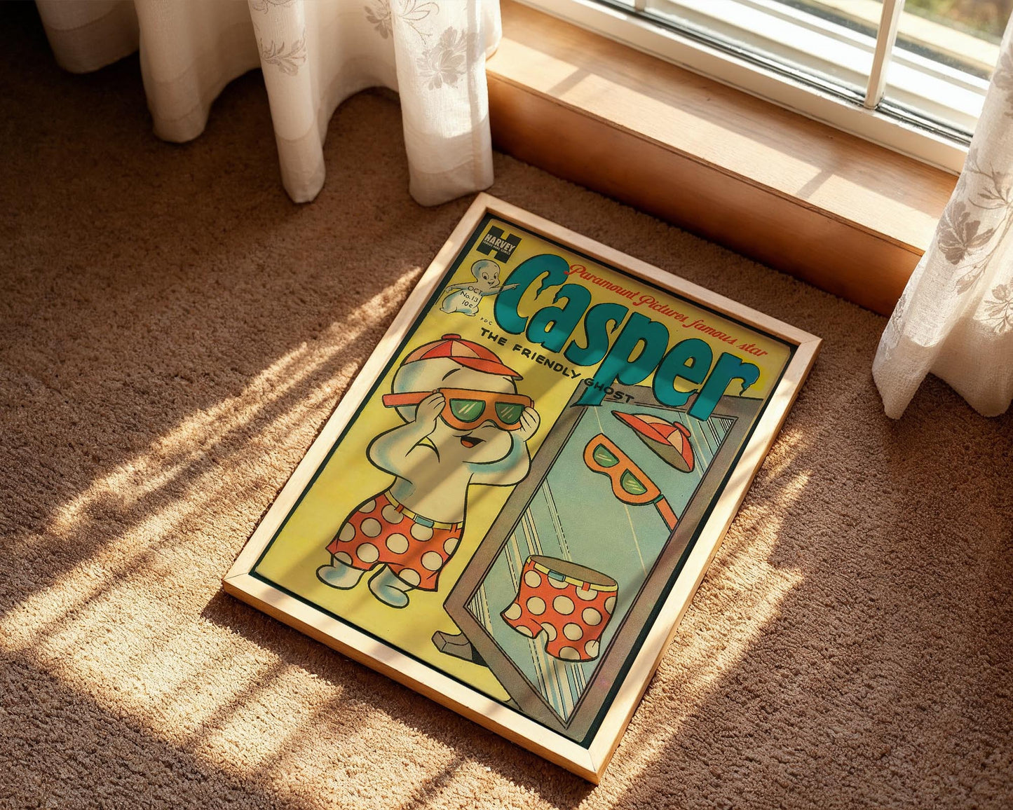 Casper the Friendly Ghost – Vintage Comic Cover Poster