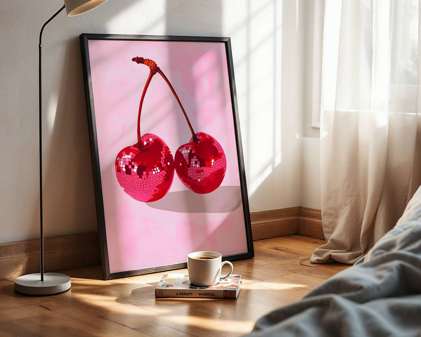 Disco Cherries | Disco Fruits Art Print