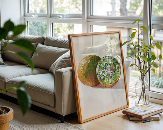 Disco Kiwis | Disco Fruits Art Print