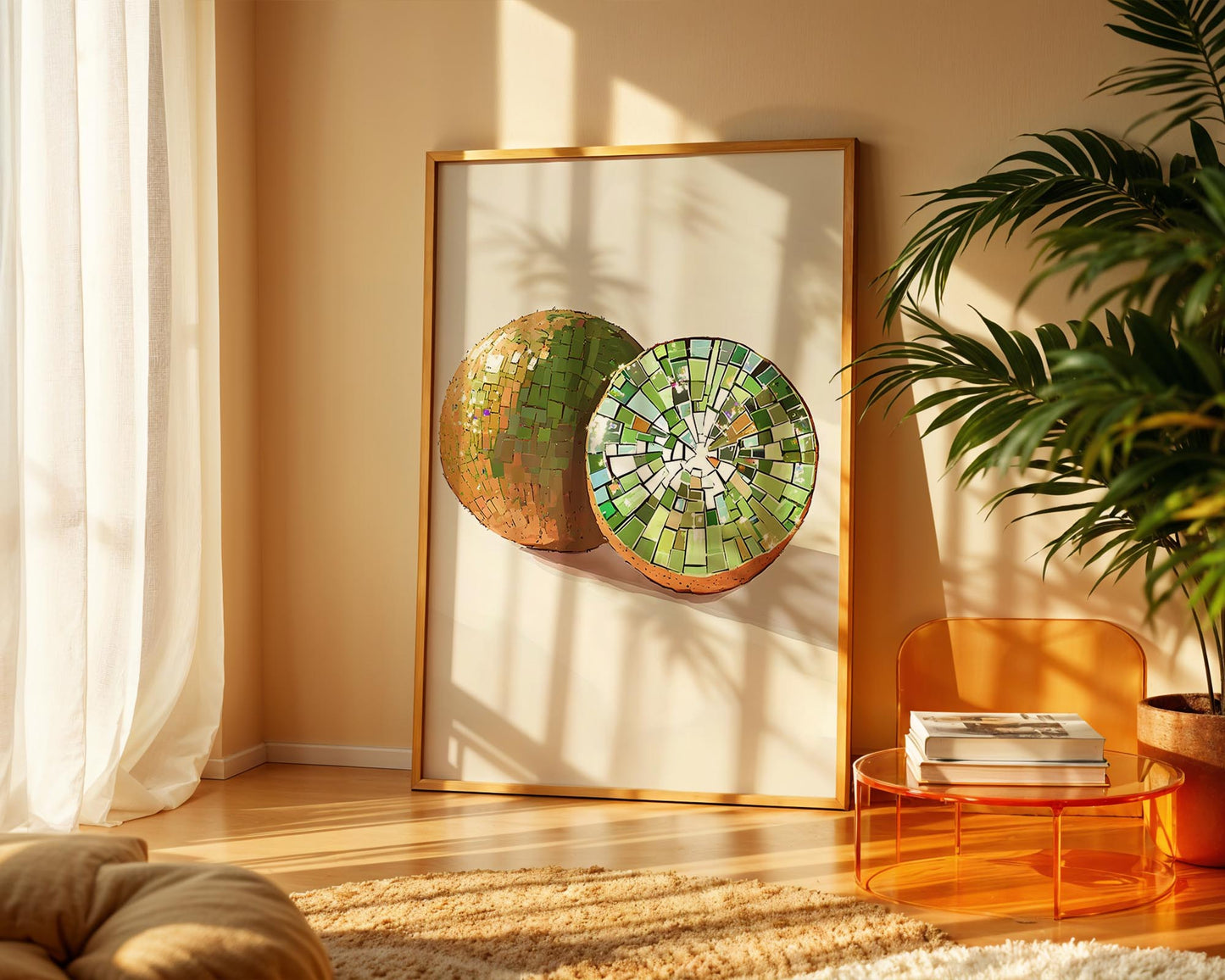 Disco Kiwis | Disco Fruits Art Print