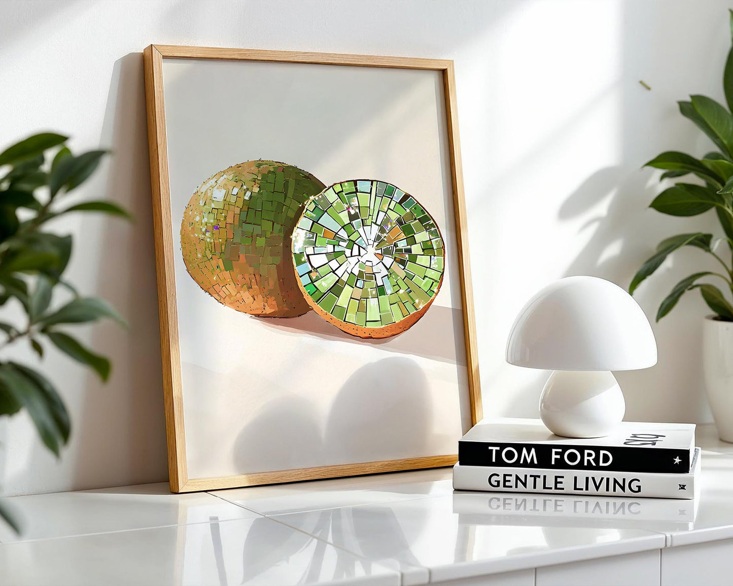Disco Kiwis | Disco Fruits Art Print