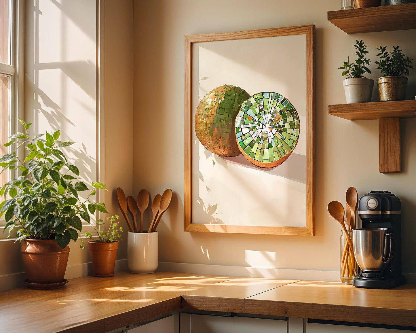 Disco Kiwis | Disco Fruits Art Print