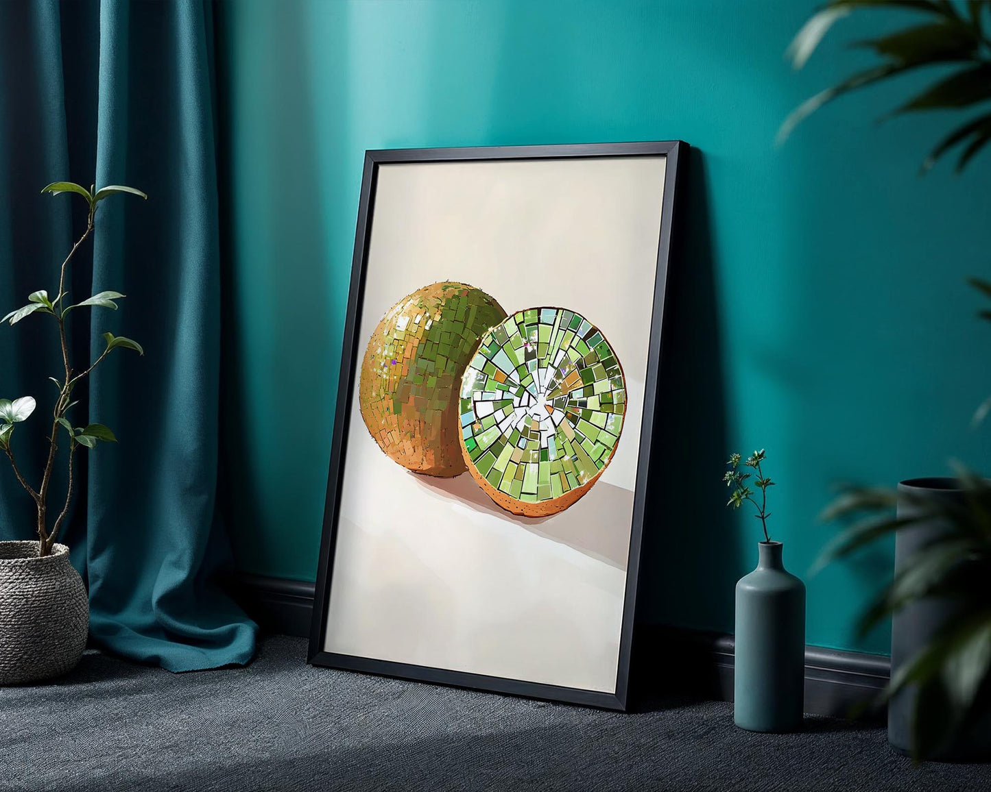 Disco Kiwis | Disco Fruits Art Print