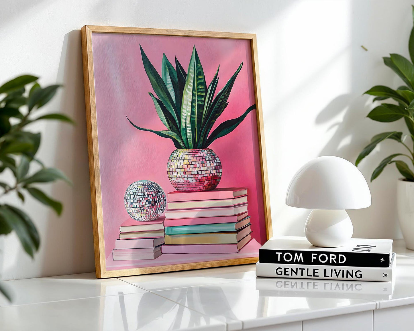 Disco Plant | Disco Fruits Art Print