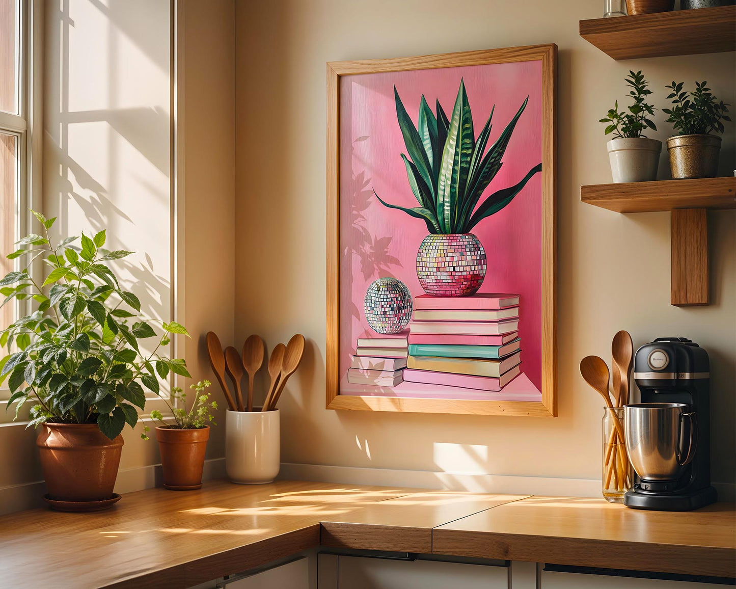 Disco Plant | Disco Fruits Art Print