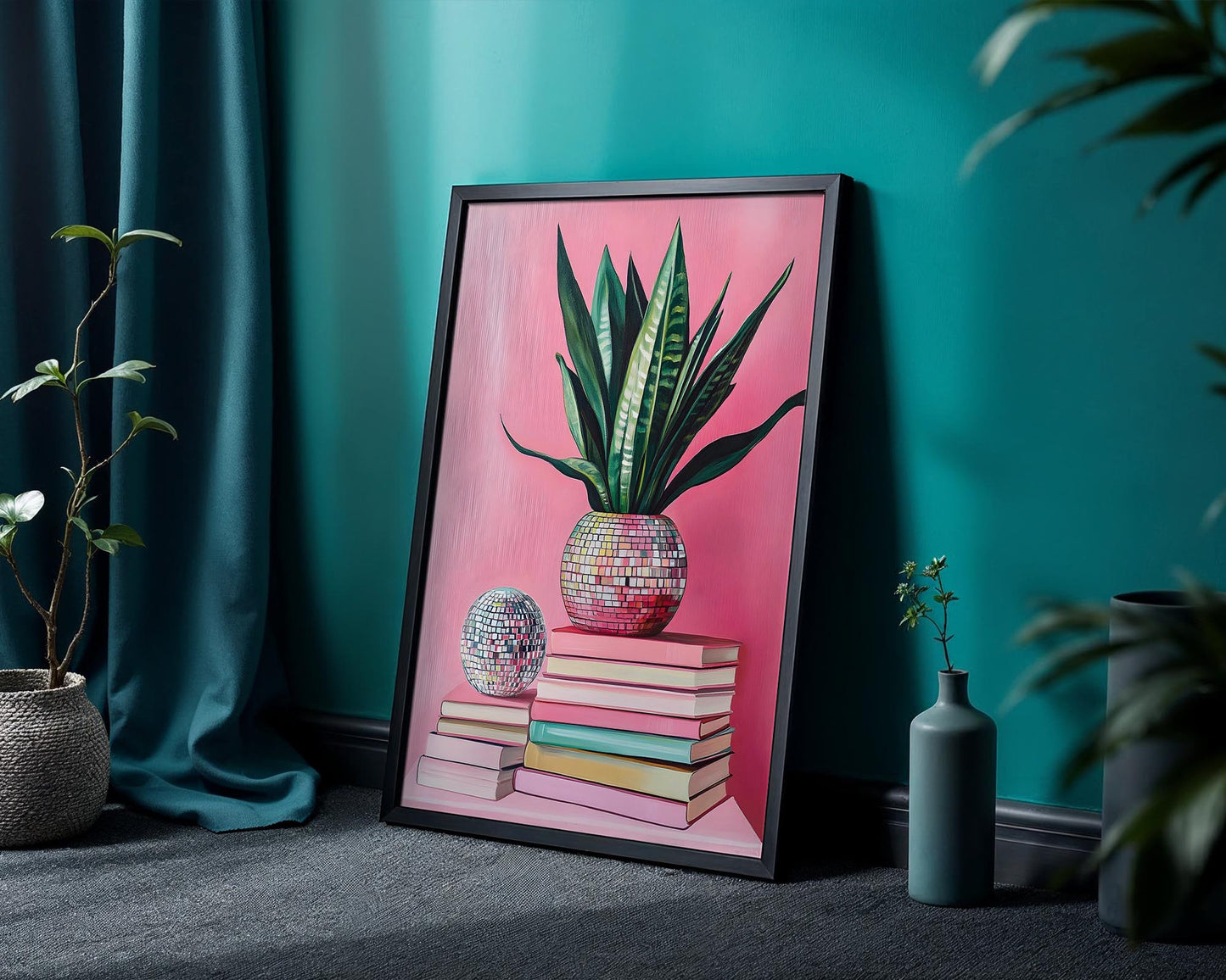 Disco Plant | Disco Fruits Art Print