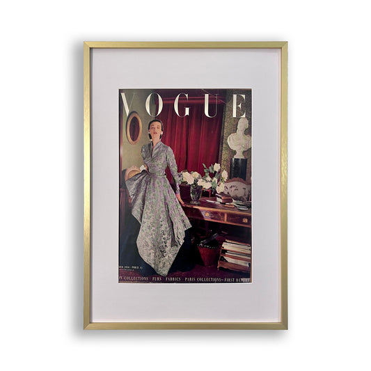 Gold Picture Frame – Brushed Aluminium Frame with Acrylic Glass (A3 / A4)
