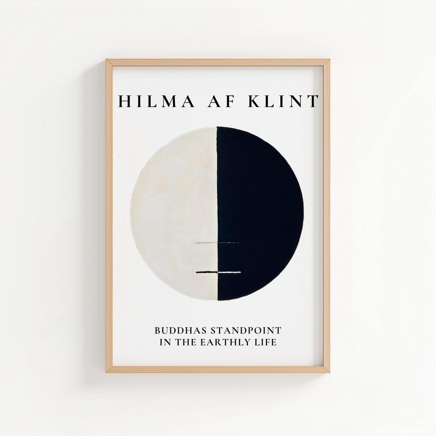 Hilma af Klint — Buddhas Standpoint in the Earthly Life | Minimalist Abstract Art Print