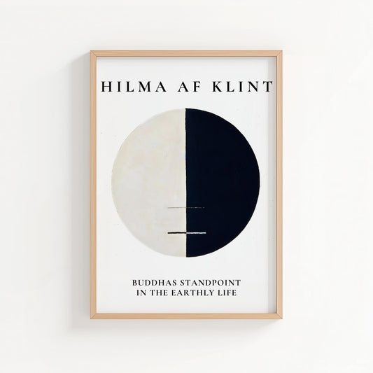 Hilma af Klint — Buddhas Standpoint in the Earthly Life | Minimalist Abstract Art Print