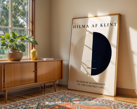 Hilma af Klint — Buddhas Standpoint in the Earthly Life | Minimalist Abstract Art Print