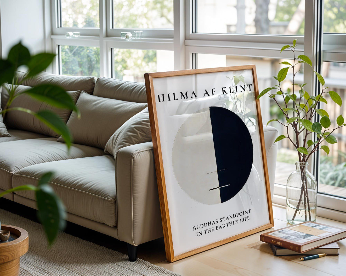 Hilma af Klint — Buddhas Standpoint in the Earthly Life | Minimalist Abstract Art Print