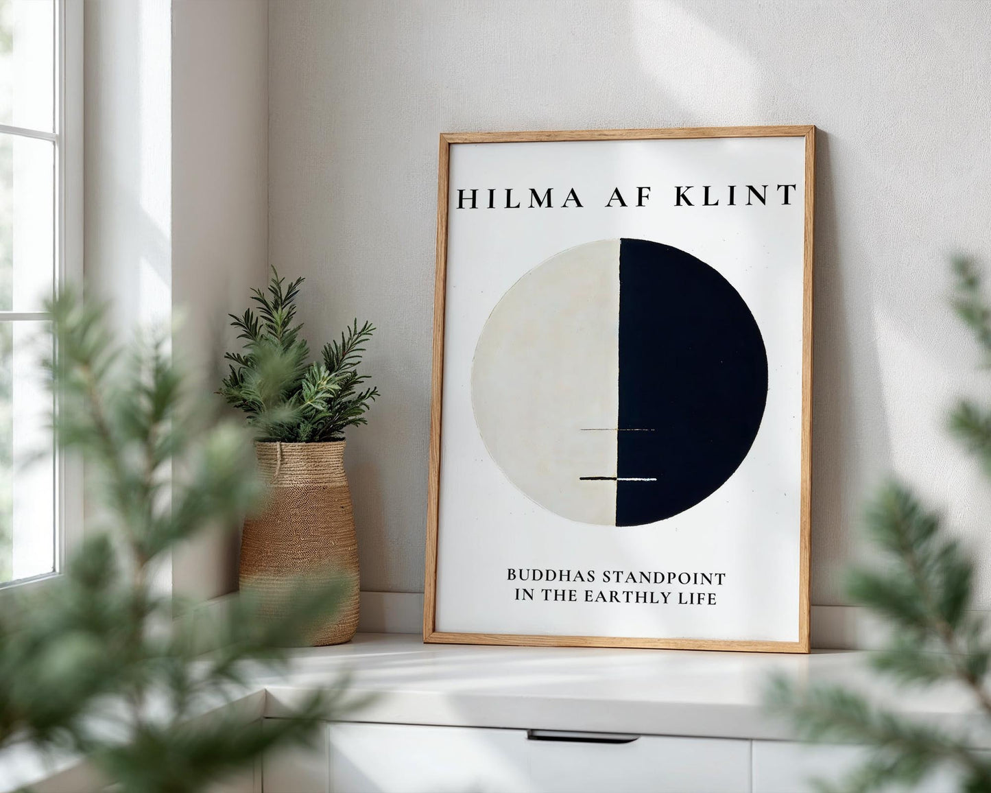 Hilma af Klint — Buddhas Standpoint in the Earthly Life | Minimalist Abstract Art Print