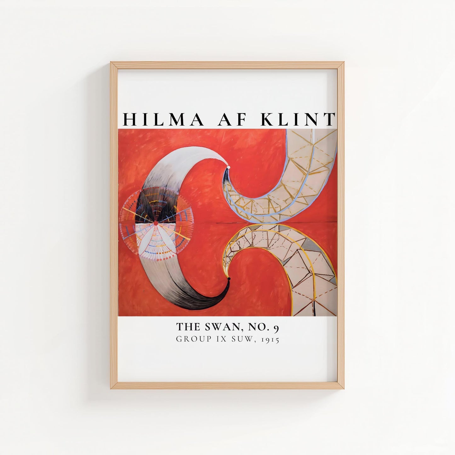 Hilma af Klint — The Swan No. 9 | Abstract Art Print | Group IX SUW, 1915