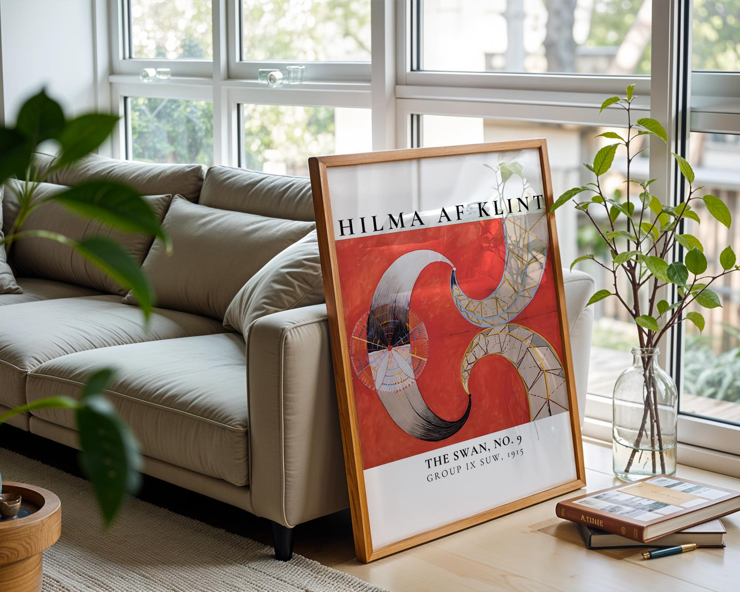 Hilma af Klint — The Swan No. 9 | Abstract Art Print | Group IX SUW, 1915