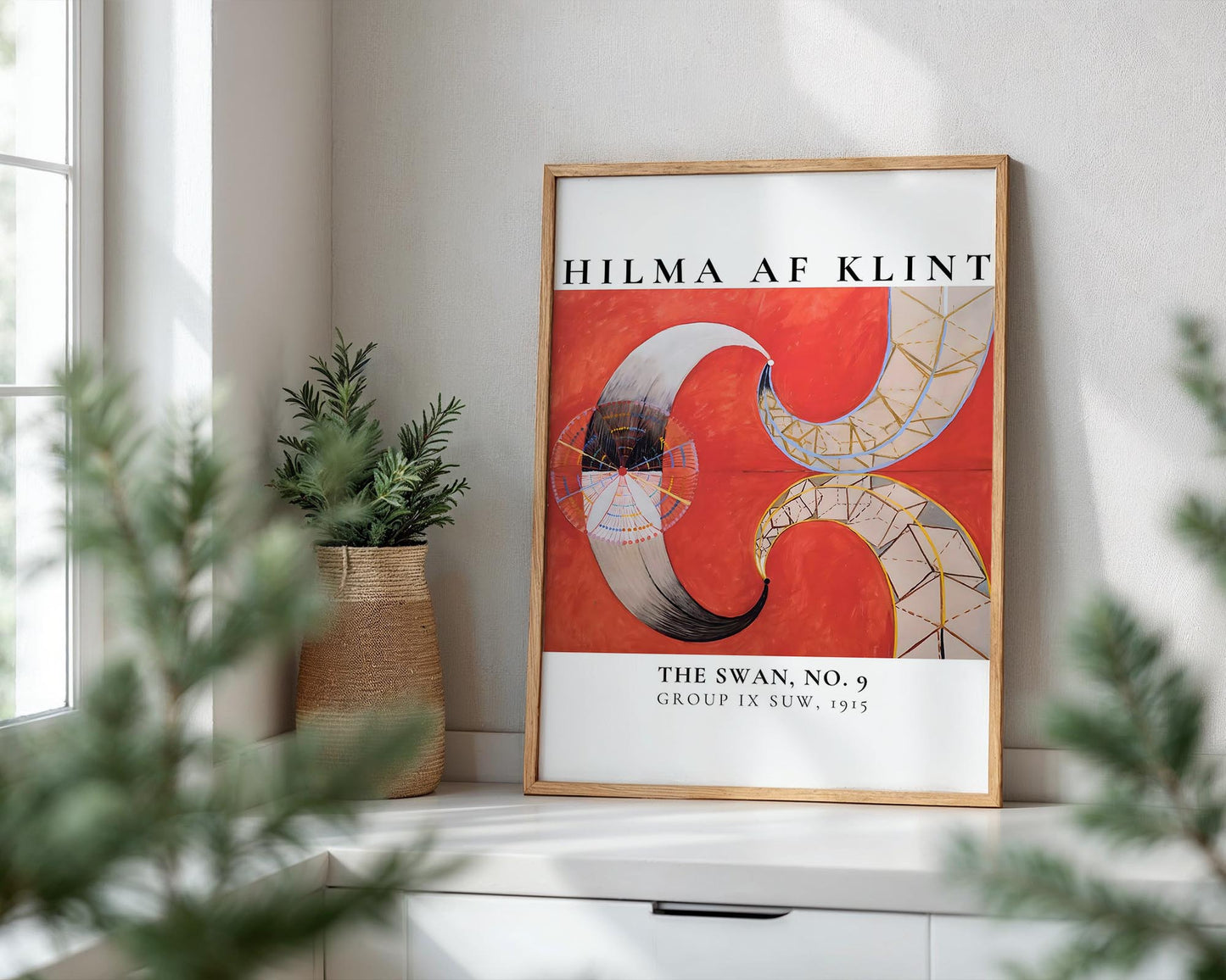Hilma af Klint — The Swan No. 9 | Abstract Art Print | Group IX SUW, 1915
