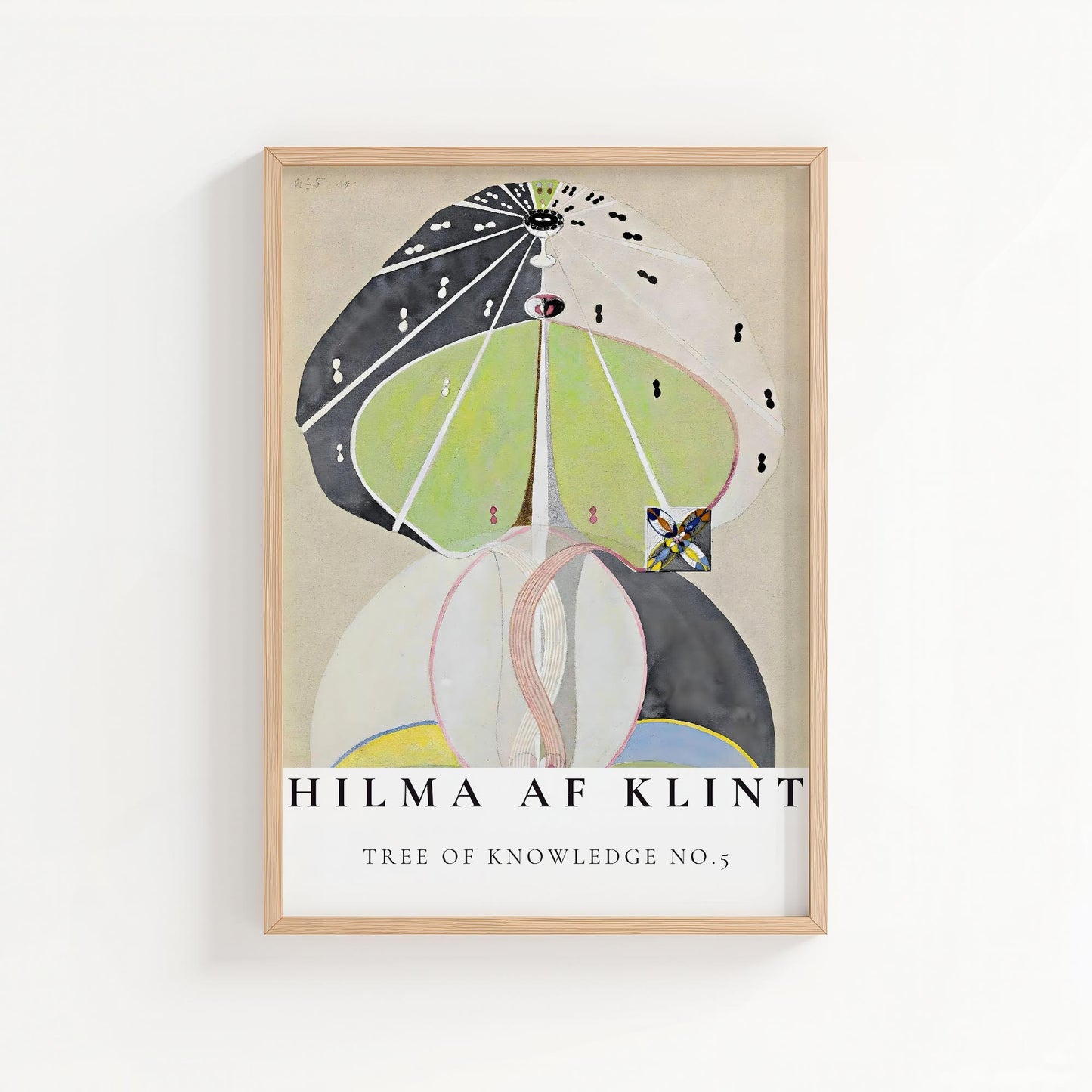 Hilma af Klint — Tree of Knowledge No. 5 | Botanical Abstract Art Print | Swedish Fine Art Poster