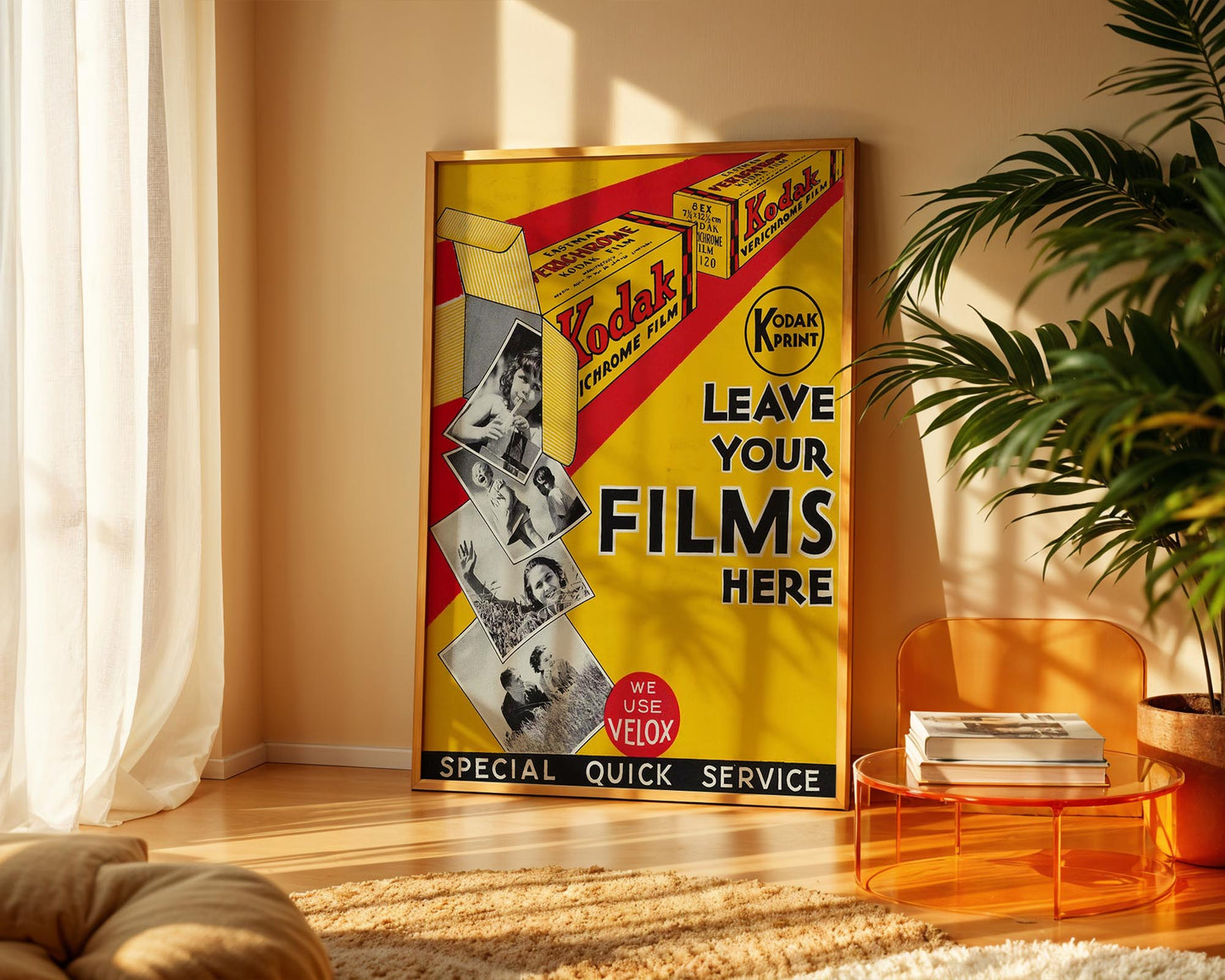 Kodak Film | Vintage Photography Advertisement Poster