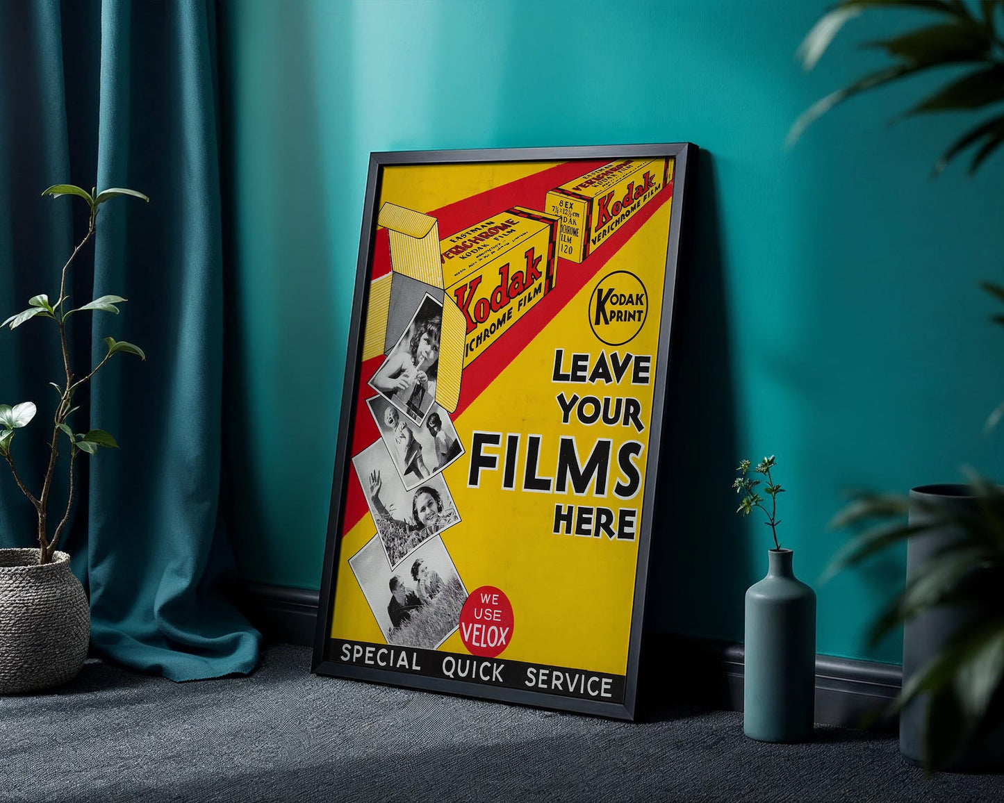 Kodak Film | Vintage Photography Advertisement Poster