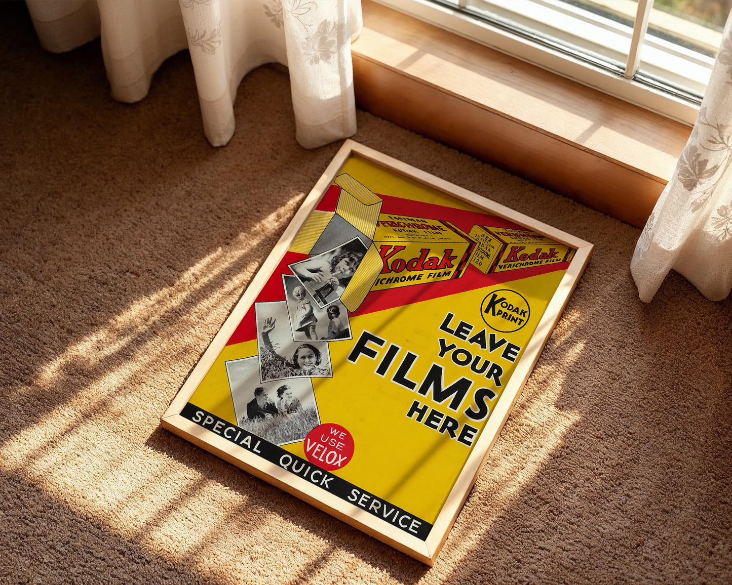 Kodak Film | Vintage Photography Advertisement Poster