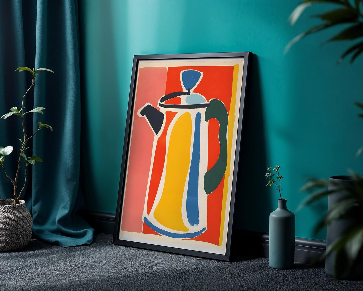 Modern Coffee Pot | Kitchen Pop Art Print