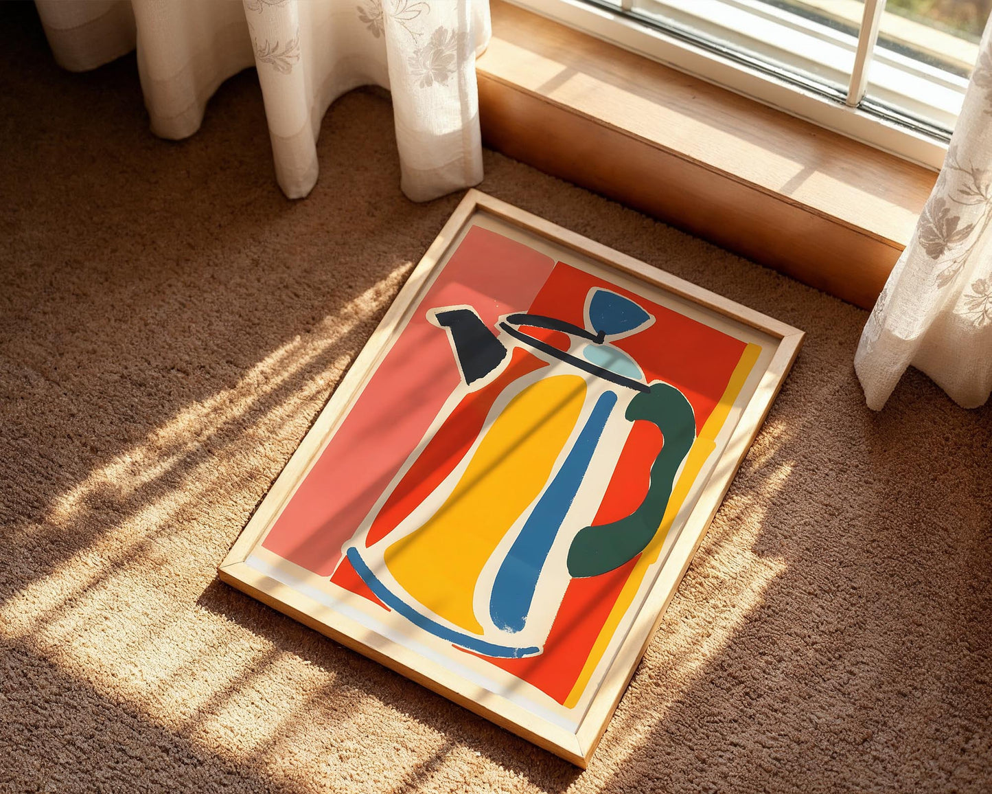 Modern Coffee Pot | Kitchen Pop Art Print