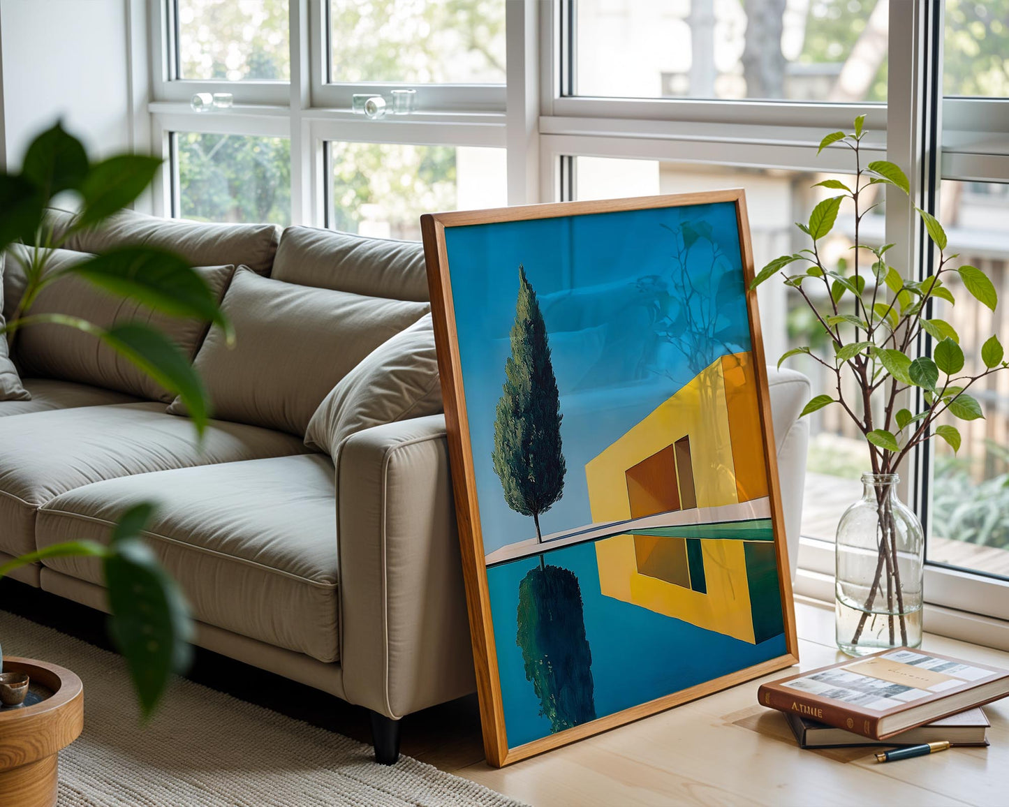 Modern Retreat – Minimalist Architectural Wall Art Print