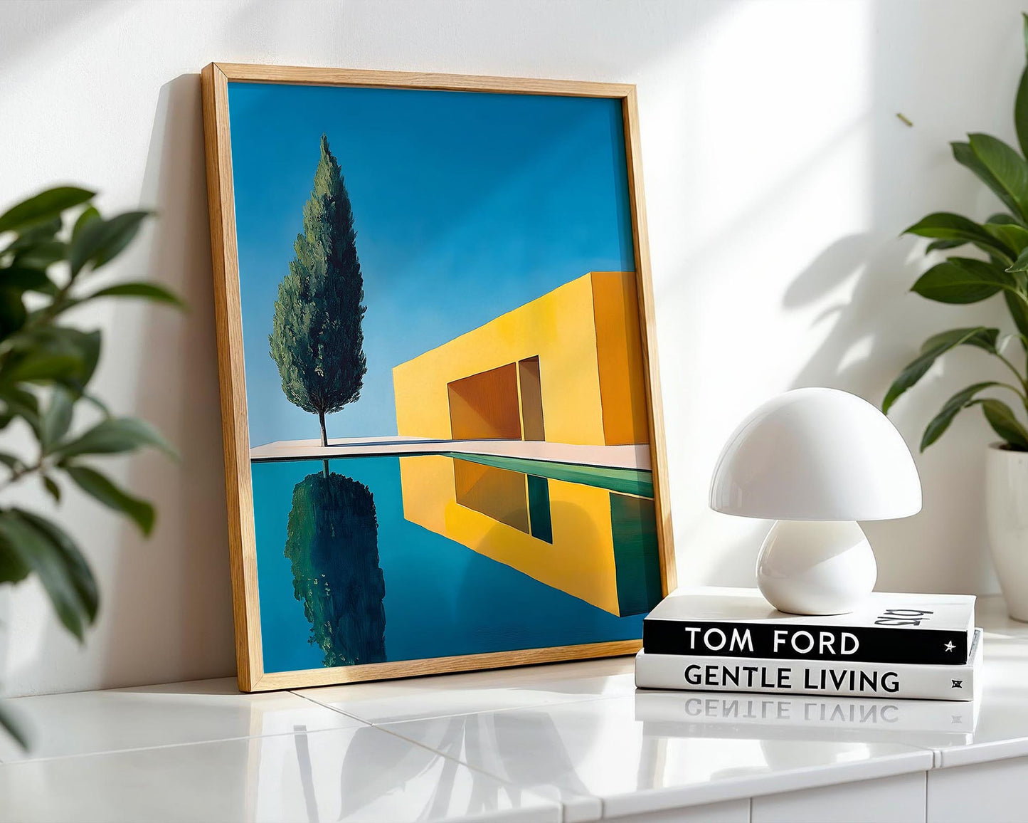 Modern Retreat – Minimalist Architectural Wall Art Print