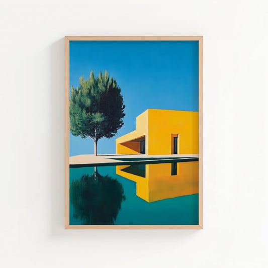 Modern Sanctuary – Minimalist Architectural Wall Art Print